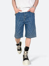 ASTRO BURST RADIANT DENIM SHORTS：アストロ バースト レイディアント デニム ショーツ