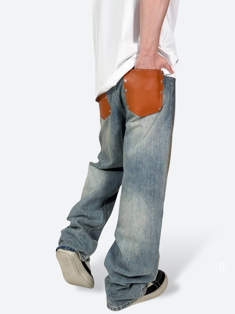 DAMAGED PATCH WHITE SKINNY DENIM: Damaged patch white skinny denim