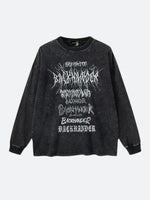 GRAFFITI REVERB LONG SLEEVE TEE：グラフィティリバーブロングスリーブTシャツ