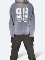 USED ​​SOLID COLOR WASHED HOODIE: Used solid color washed hoodie