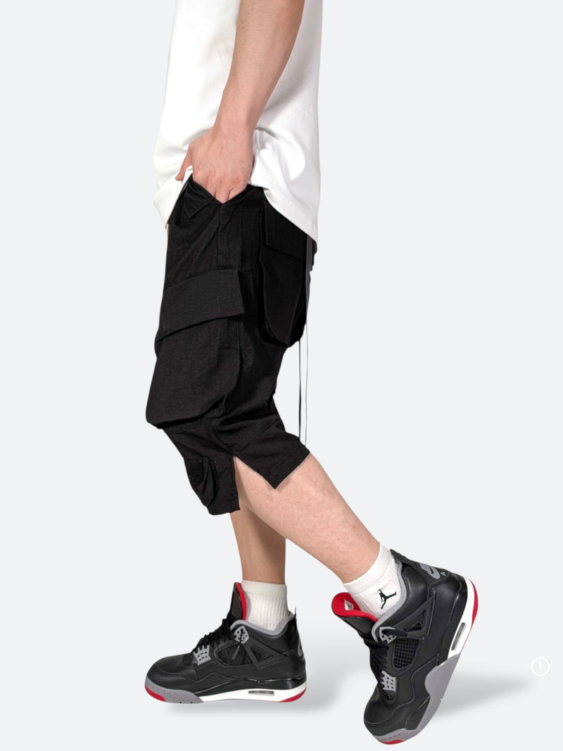 GRAVESWORN DUAL DRAPE SHORTS：グレイヴスウォーン デュアル ドレープ ショーツ