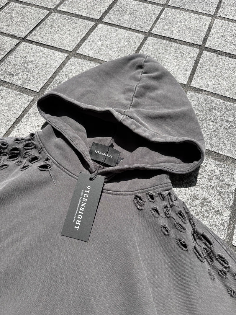 SHATTER SCRUFF DARK HOLLOW HOODIE：シャッター スクラフ ダーク ホロウ フーディー