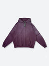 USED ​​SOLID COLOR WASHED HOODIE: Used solid color washed hoodie
