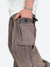 ASH GRIME DRAPE BAGGY CARGO PANTS：アッシュ グライム ドレープ バギー カーゴ パンツ