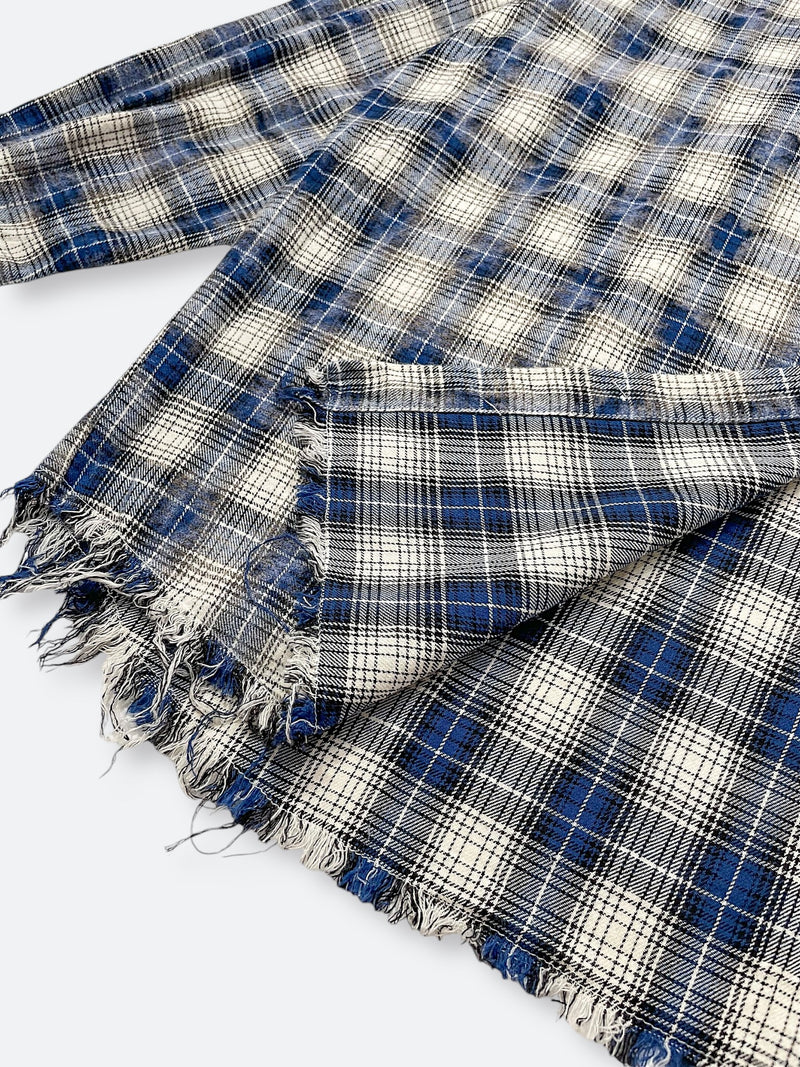 GRITTY PLAID ROW EDGE SHIRT：グリティープレイドロウエッジシャツ