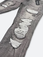 VANDALIZED CAGED DAMAGE DENIM：ヴァンダライズド ケイジド ダメージ デニム