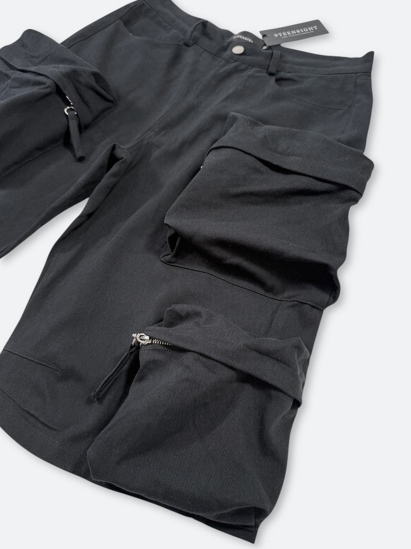 CROSS PATCH VINTAGE SHORT DENIM: Cross patch vintage short denim