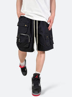 URBAN FUNCTIONAL MULTI-POCKET SHORTS: Urban functional multi-pocket shorts