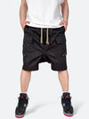 SHADOW LURK PHANTOM DRAPE SHORTS：シャドウ ラーク ファントム ドレープ ショーツ