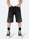 ASTRO BURST RADIANT DENIM SHORTS：アストロ バースト レイディアント デニム ショーツ