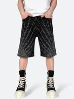 ASTRO BURST RADIANT DENIM SHORTS：アストロ バースト レイディアント デニム ショーツ