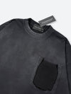 USED ​​SOLID COLOR WASHED HOODIE: Used solid color washed hoodie