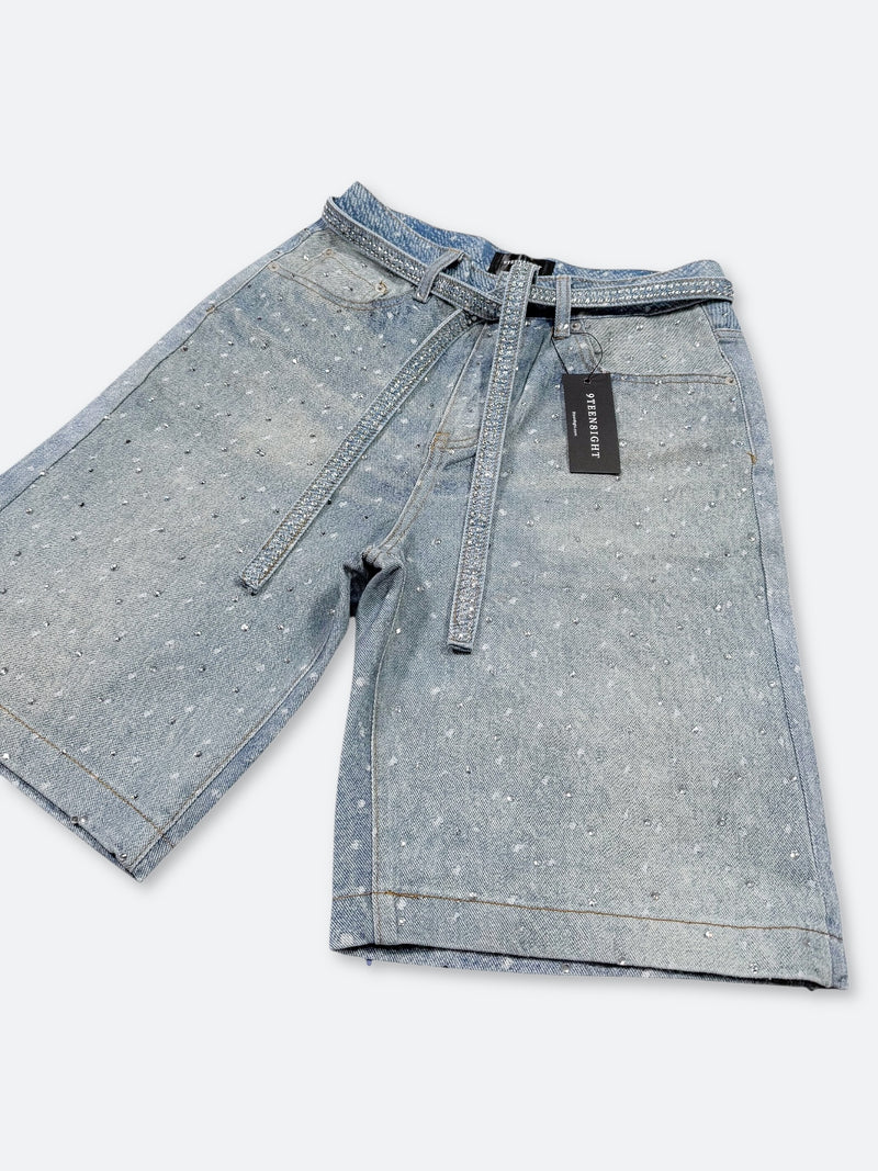 CROSS PATCH VINTAGE SHORT DENIM: Cross patch vintage short denim