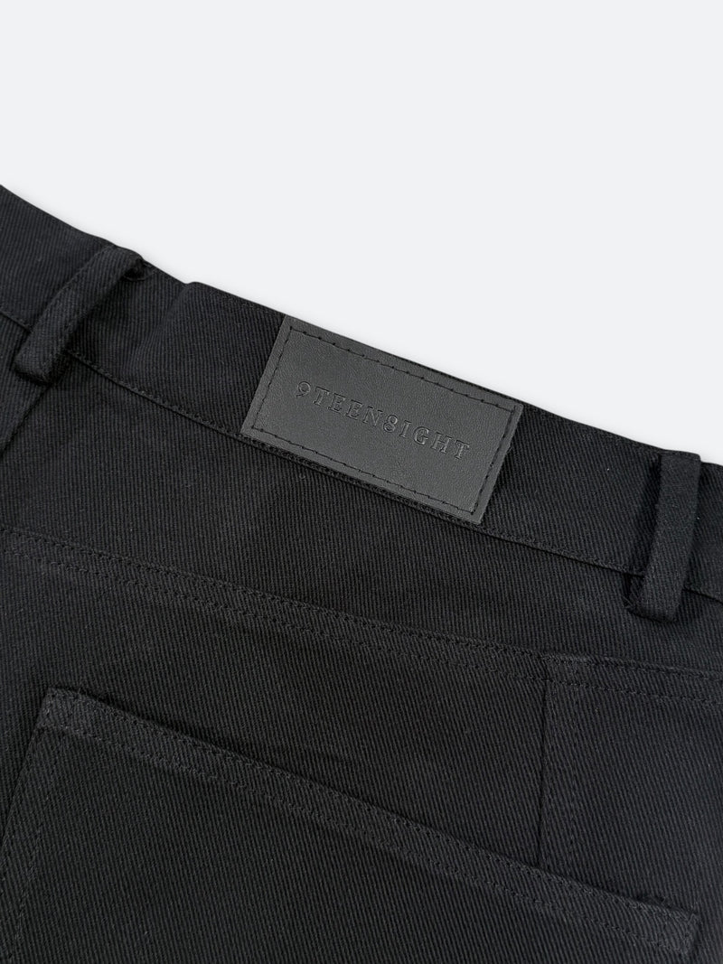 CROSS PATCH VINTAGE SHORT DENIM: Cross patch vintage short denim
