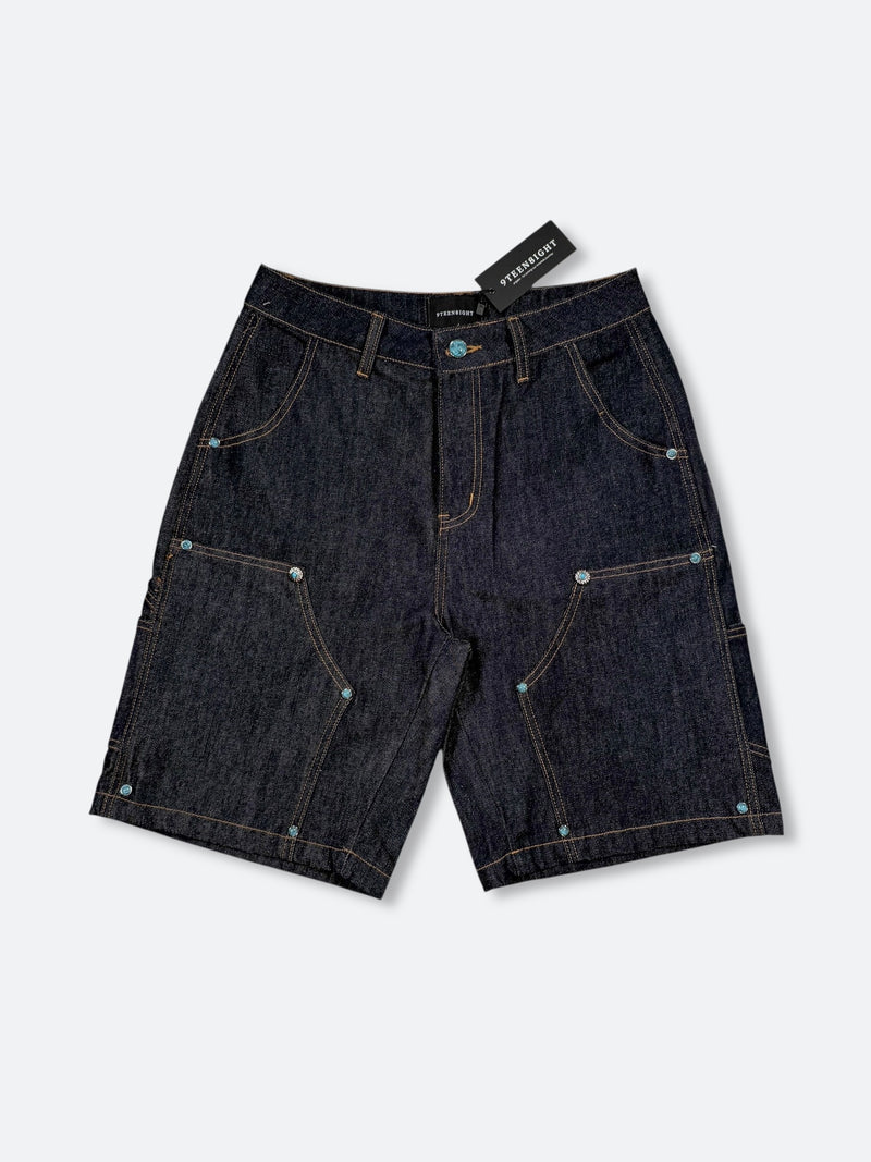 AZTEC VANGUARD X DENIM SHORTS：アズテック ヴァンガード エックス デニムショーツ