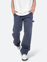 DAMAGED PATCH WHITE SKINNY DENIM: Damaged patch white skinny denim