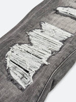 VANDALIZED CAGED DAMAGE DENIM：ヴァンダライズド ケイジド ダメージ デニム