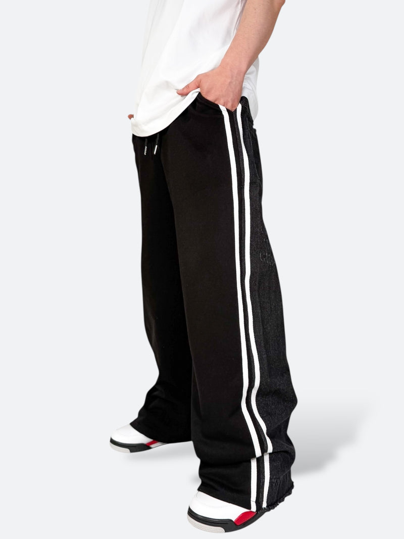 RAW SIDE BACKSTITCH FLEX PANTS：ロウ サイド バックステッチ フレックス パンツ