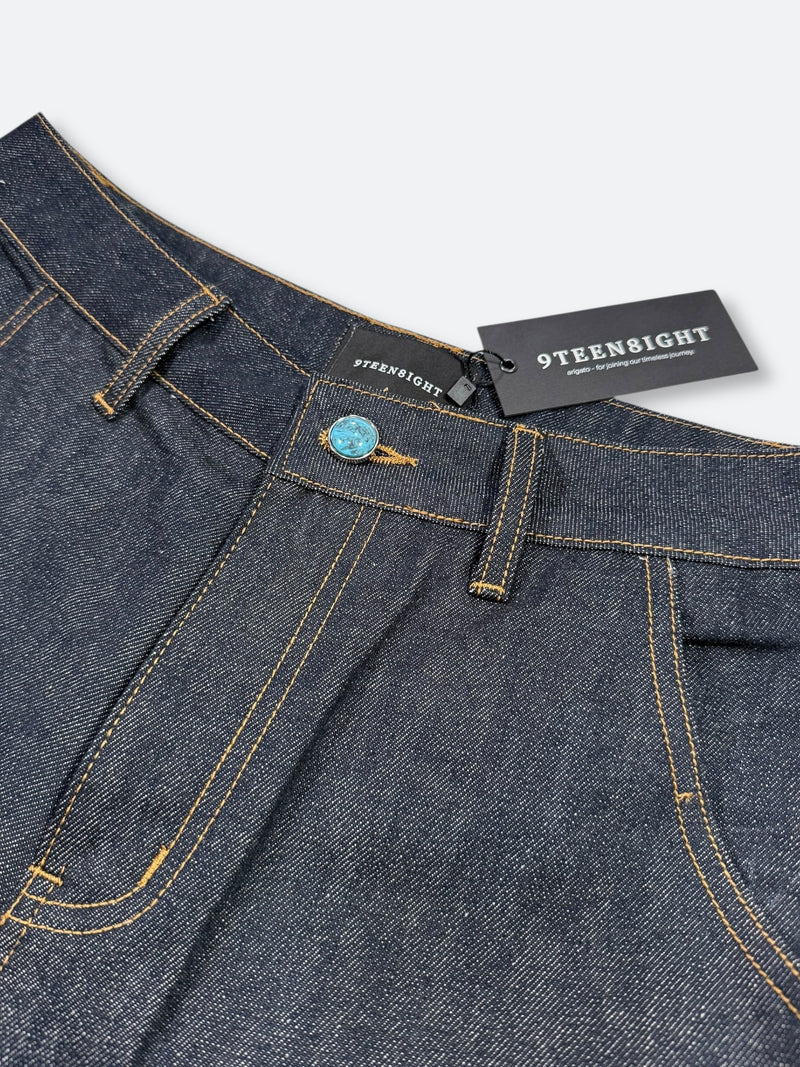 AZTEC VANGUARD X DENIM SHORTS：アズテック ヴァンガード エックス デニムショーツ