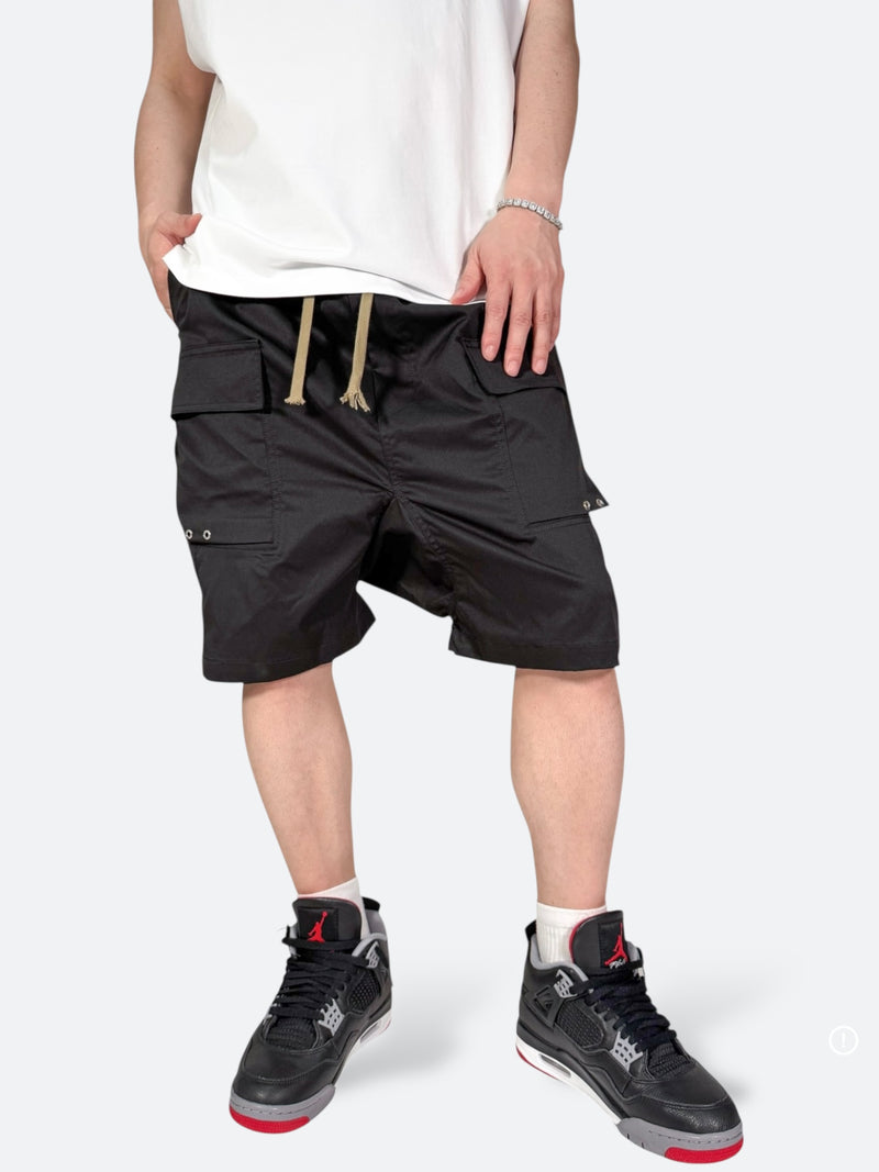 SHADOW LURK PHANTOM DRAPE SHORTS：シャドウ ラーク ファントム ドレープ ショーツ