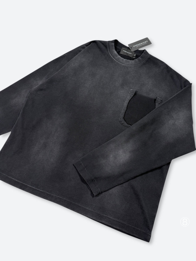 USED ​​SOLID COLOR WASHED HOODIE: Used solid color washed hoodie