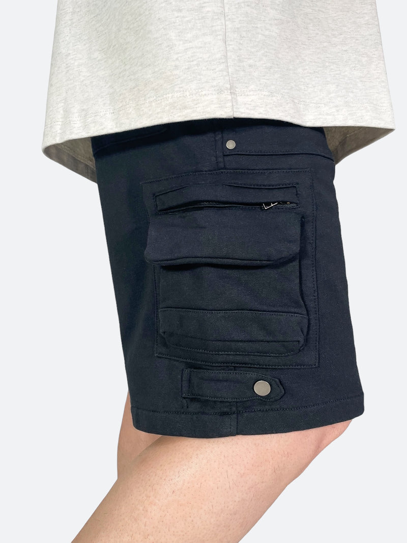 URBAN DAMAGE CARGO SHORTS: Urban Damage Cargo Shorts