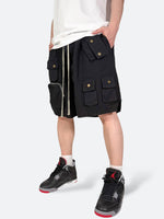 URBAN FUNCTIONAL MULTI-POCKET SHORTS: Urban functional multi-pocket shorts