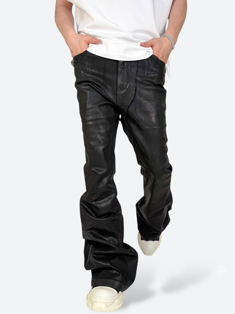 DAMAGED PATCH WHITE SKINNY DENIM: Damaged patch white skinny denim