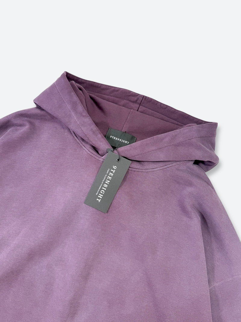 USED ​​SOLID COLOR WASHED HOODIE: Used solid color washed hoodie