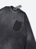 USED ​​SOLID COLOR WASHED HOODIE: Used solid color washed hoodie