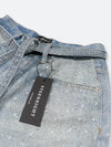 CROSS PATCH VINTAGE SHORT DENIM: Cross patch vintage short denim