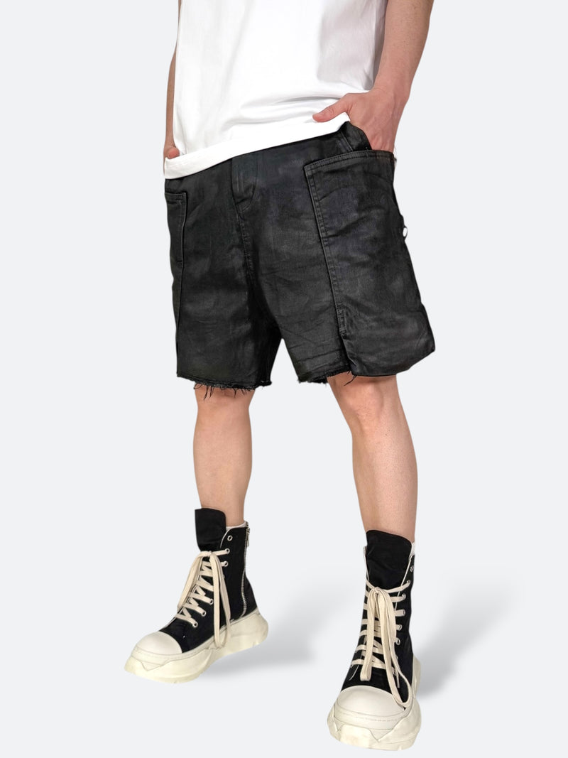 CROSS PATCH VINTAGE SHORT DENIM: Cross patch vintage short denim