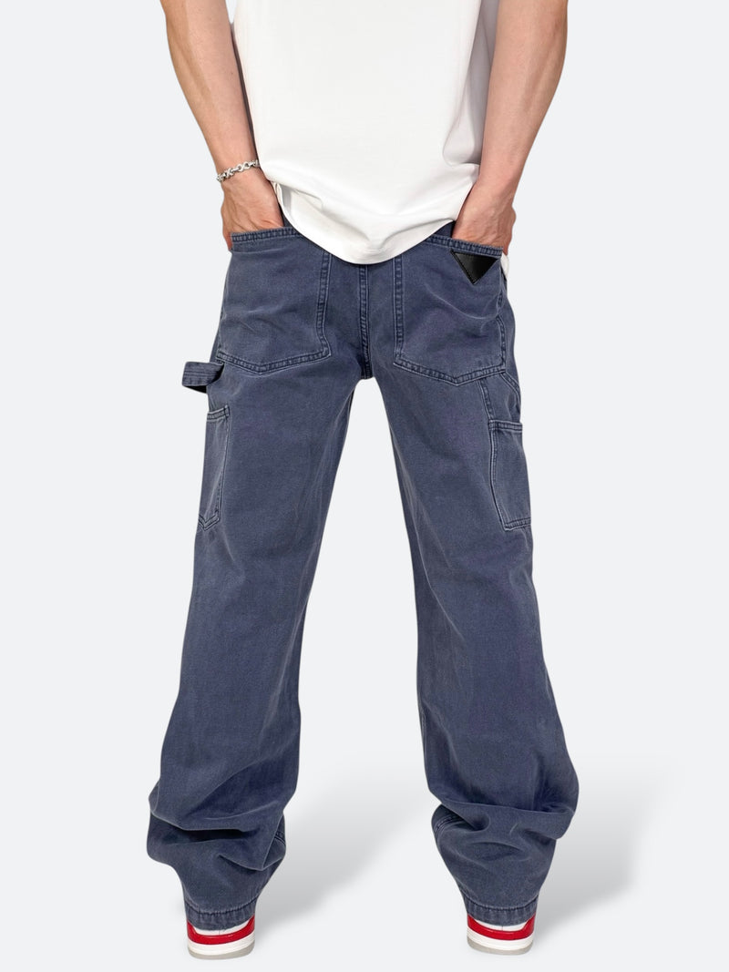 DAMAGED PATCH WHITE SKINNY DENIM: Damaged patch white skinny denim