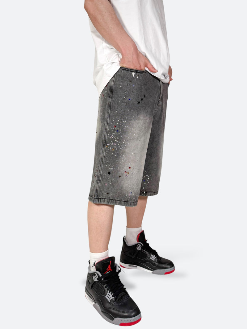ASTROBURST RELIC DENIM SHORTS：アストロバースト レリック デニムショーツ