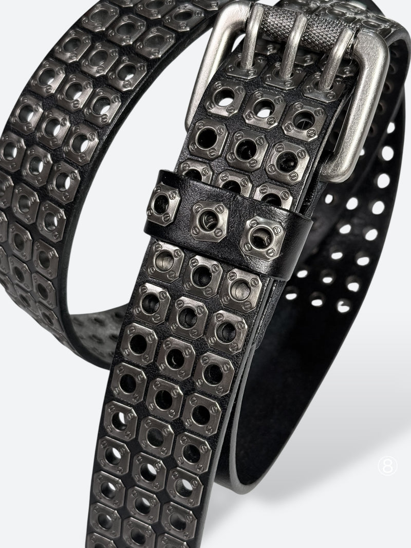 METAL STUD MATRIX BELT：メタル スタッド マトリクス ベルト