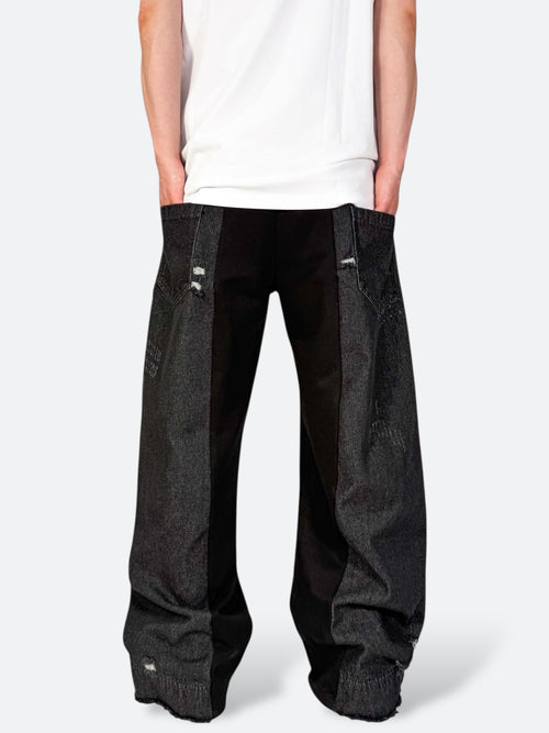 RAW SIDE BACKSTITCH FLEX PANTS：ロウ サイド バックステッチ フレックス パンツ