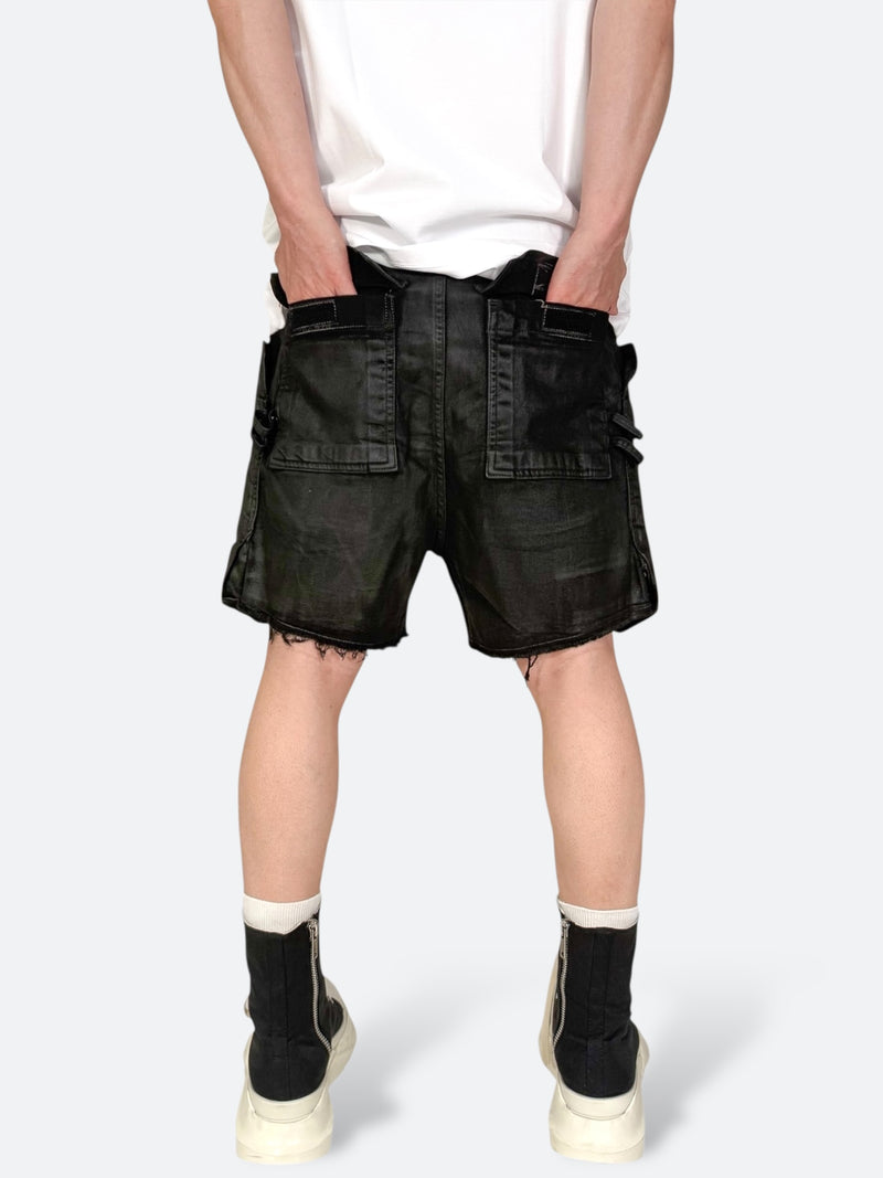 CROSS PATCH VINTAGE SHORT DENIM: Cross patch vintage short denim