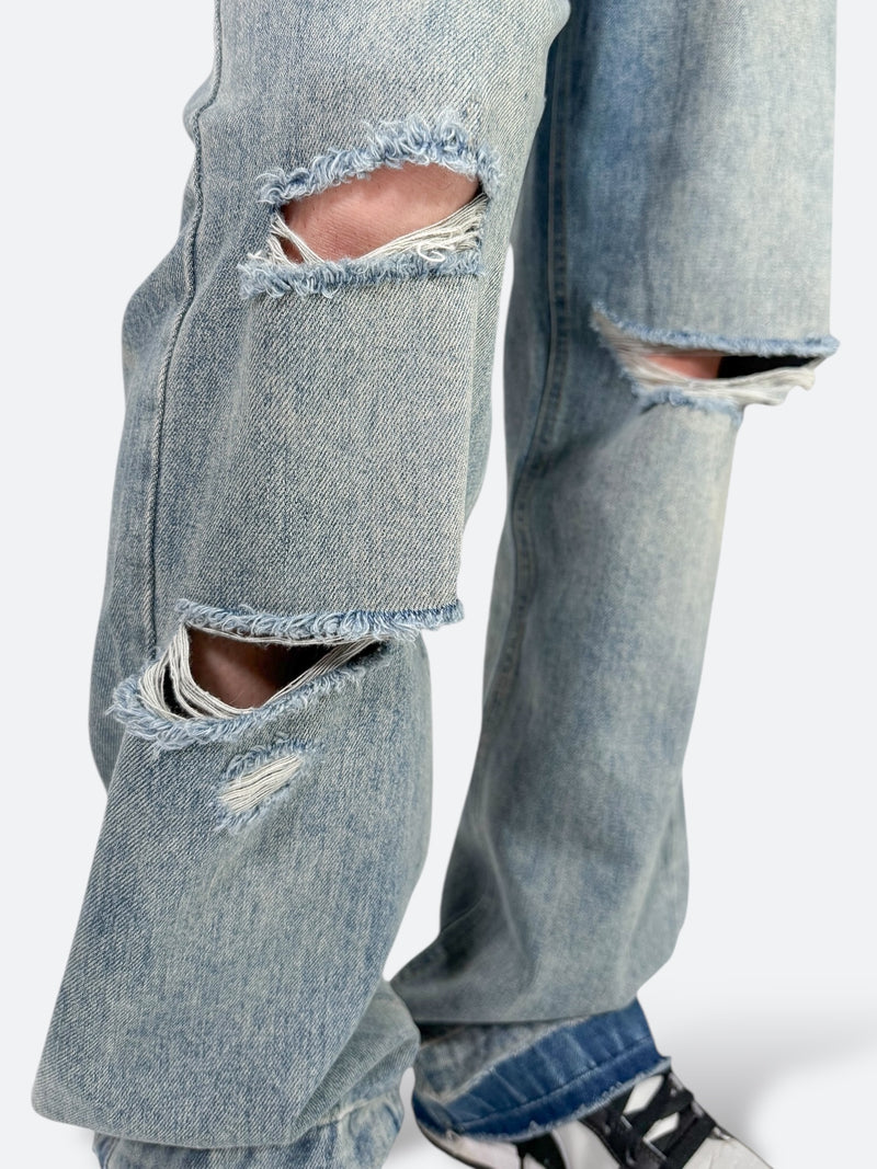 RAGGED FRACTURE DENIM：ラギットフラクチャーデニム