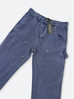 DAMAGED PATCH WHITE SKINNY DENIM: Damaged patch white skinny denim