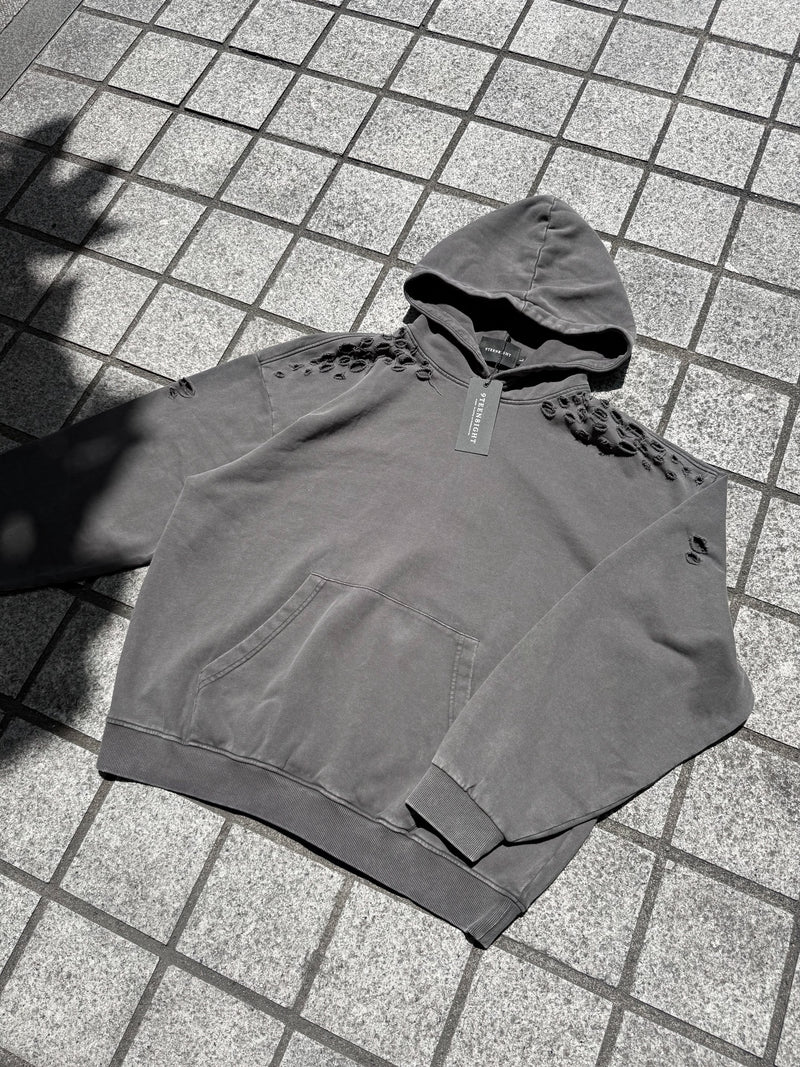SHATTER SCRUFF DARK HOLLOW HOODIE：シャッター スクラフ ダーク ホロウ フーディー