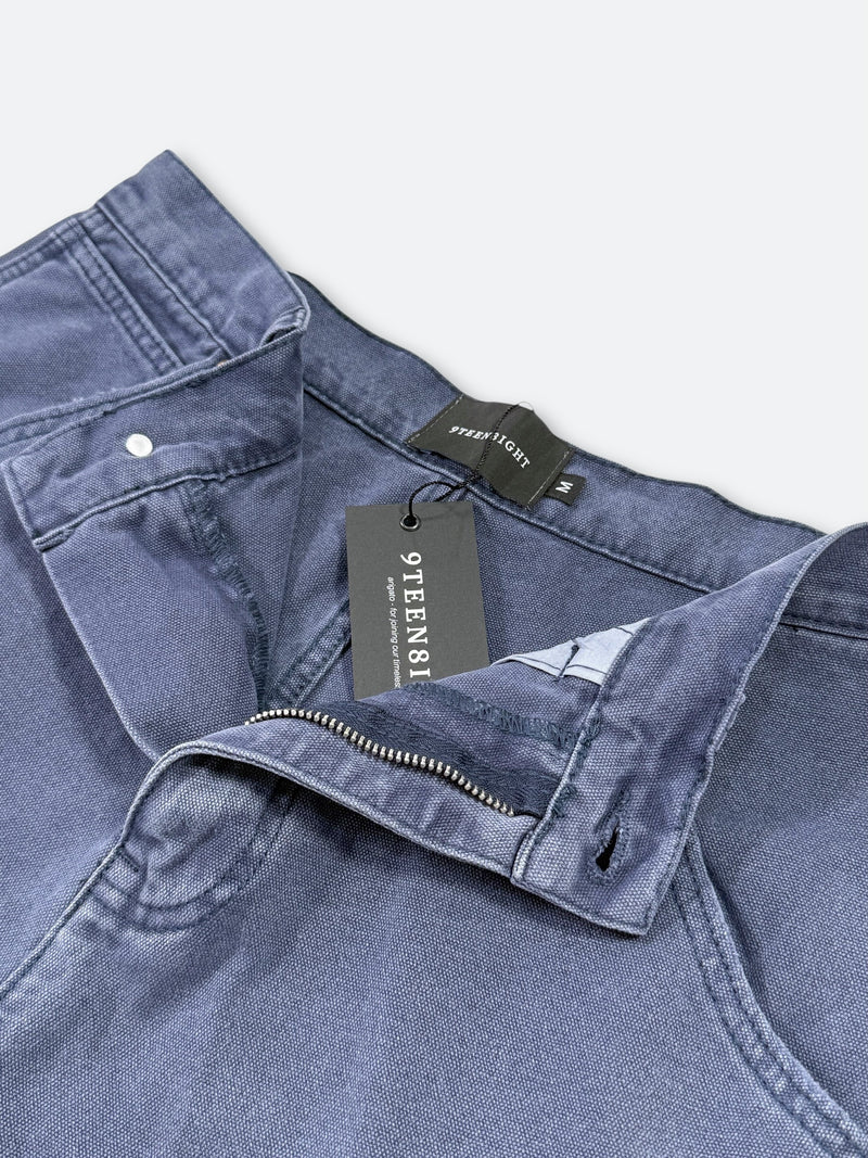 DAMAGED PATCH WHITE SKINNY DENIM: Damaged patch white skinny denim