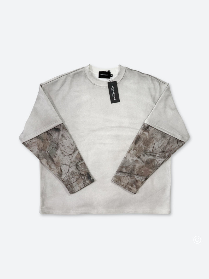 SHADOW LEAF SMOKE CAMO LONG TEE：シャドウ リーフ スモーク カモ ロングTシャツ