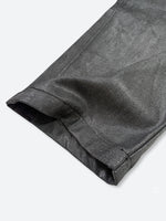 DARK GLAZE BLAXOUT ZIP WIDE DENIM：ダーク グレイズ ブラックスアウト ジップ ワイド デニム