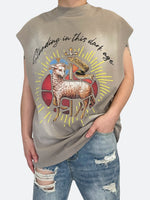 ANCIENT GUARDIAN VINTAGE SLEEVELESS SHIRT: Ancient Guardian Sleeveless Shirt 