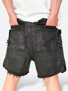 CROSS PATCH VINTAGE SHORT DENIM: Cross patch vintage short denim