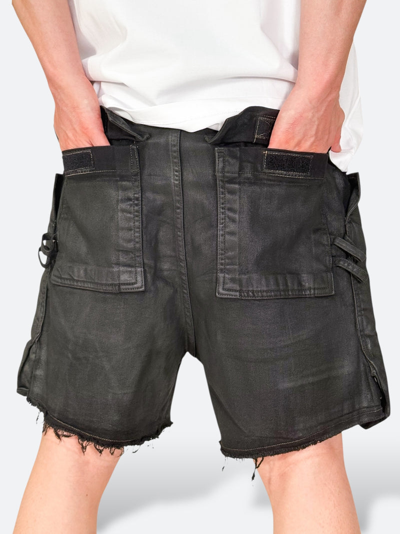 CROSS PATCH VINTAGE SHORT DENIM: Cross patch vintage short denim