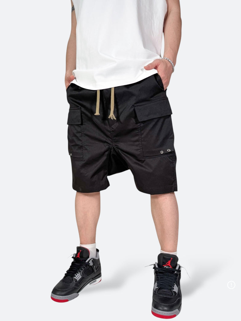 SHADOW LURK PHANTOM DRAPE SHORTS：シャドウ ラーク ファントム ドレープ ショーツ