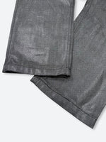 DARK GLAZE BLAXOUT ZIP WIDE DENIM：ダーク グレイズ ブラックスアウト ジップ ワイド デニム