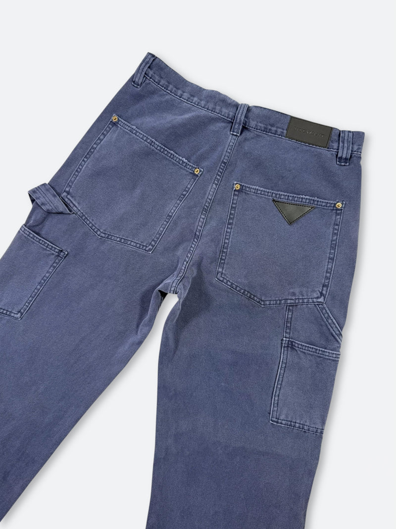 DAMAGED PATCH WHITE SKINNY DENIM: Damaged patch white skinny denim