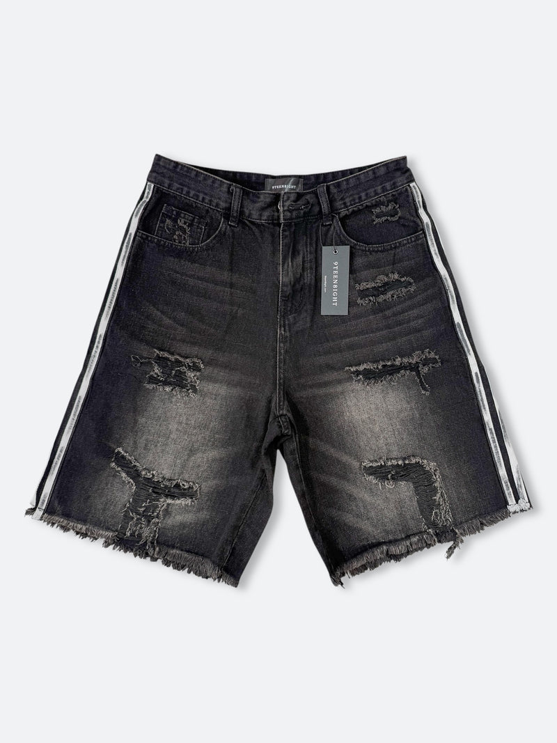 CROSS PATCH VINTAGE SHORT DENIM: Cross patch vintage short denim